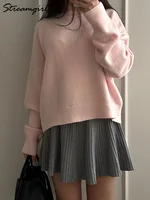 Women Two Piece Set Mini Skirt And Sweater Matching Sets Autumn Winter Sweaters Brown Chocolate Knit Skirt Sets Women 2 Piece - Image 4