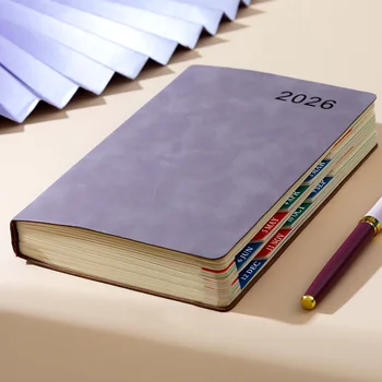 Quaderno del piano 2026 -320 pagine di alta qualità, adatto per la gestione del tempo e il monitoraggio delle porte, la pianificazione del lavoro, la pianificazione quotidiana