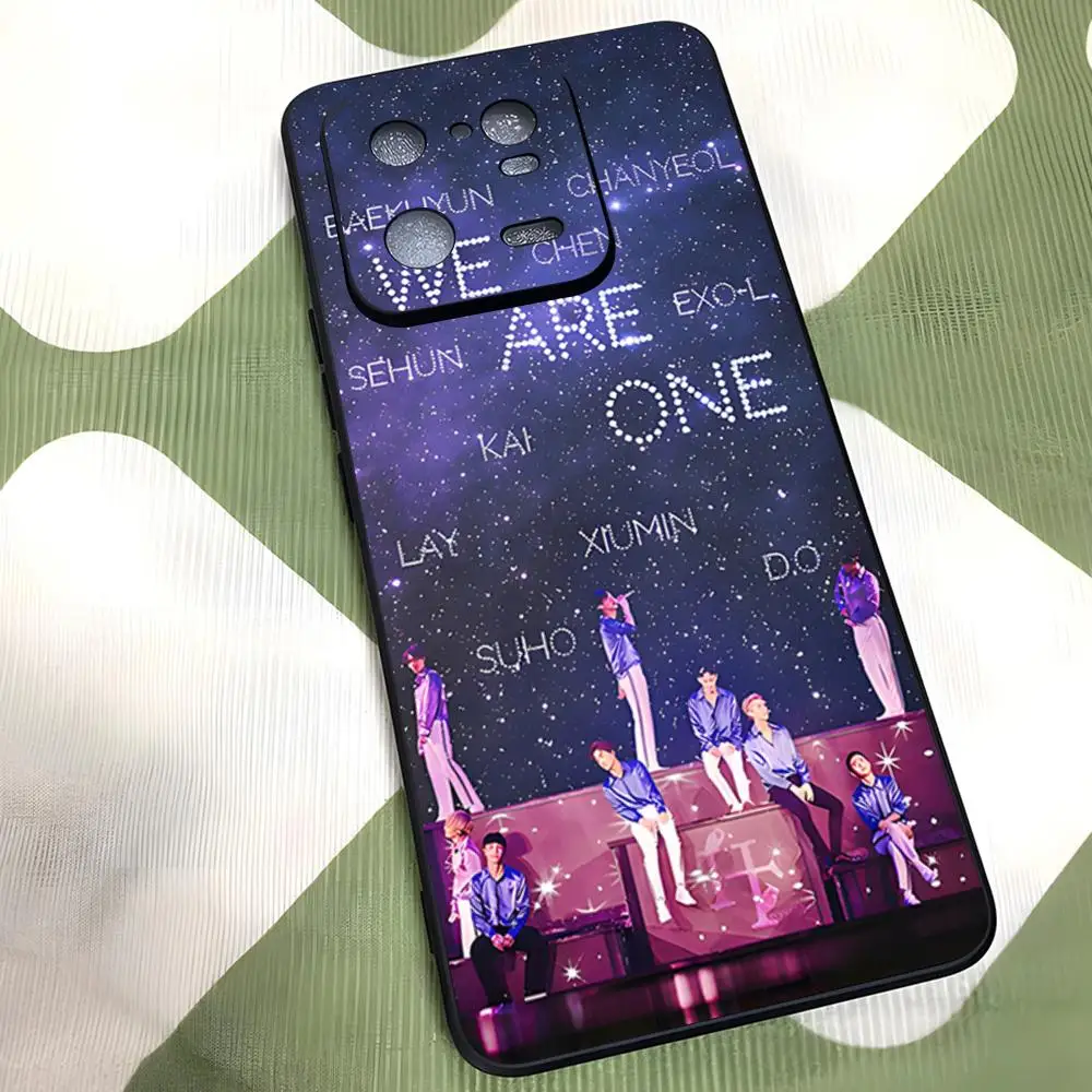Kpop EXO Silicone Phone Case Stylish Cover
