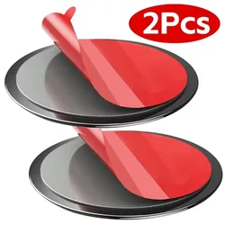 Universal Car Mount Stand with Suction Cup Base - Adhesive Sticker Disc for Mobile Phones and GPS Devices (2pcs)