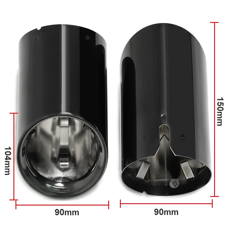 Automotive Exhaust Cover For BMW 3 G20 G21 320d 320i 330i 2020 2021 2022 Muffler Tip Tailpipe Replacement Exhaust System Nozzle 5