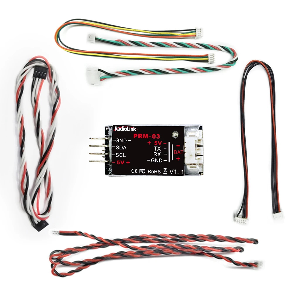 Radiolink PRM-01/PRM-03 Module Télémétrie Tension Temps Réel pour Récepteurs RC