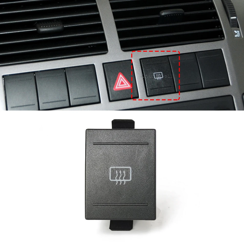 Rear Windshield Heated Switch Heating Button For VW Polo 9N Sedan Cross