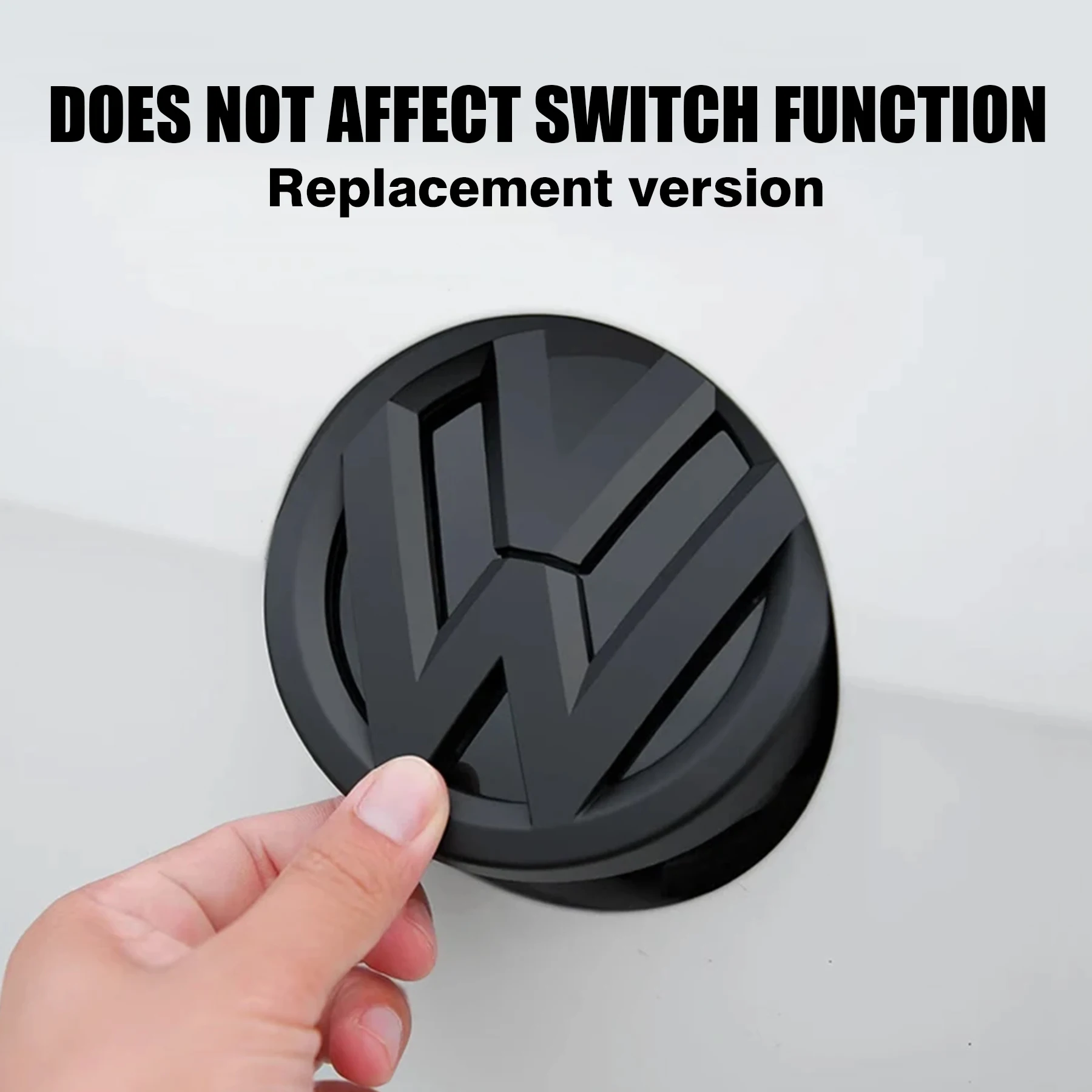 자동차 전면 라디에이터 배지 후면 트렁크 뚜껑 엠블럼 교체 장식 액세서리, 폭스바겐 VW 골프 7 MK7 2014 2015 2016 2017