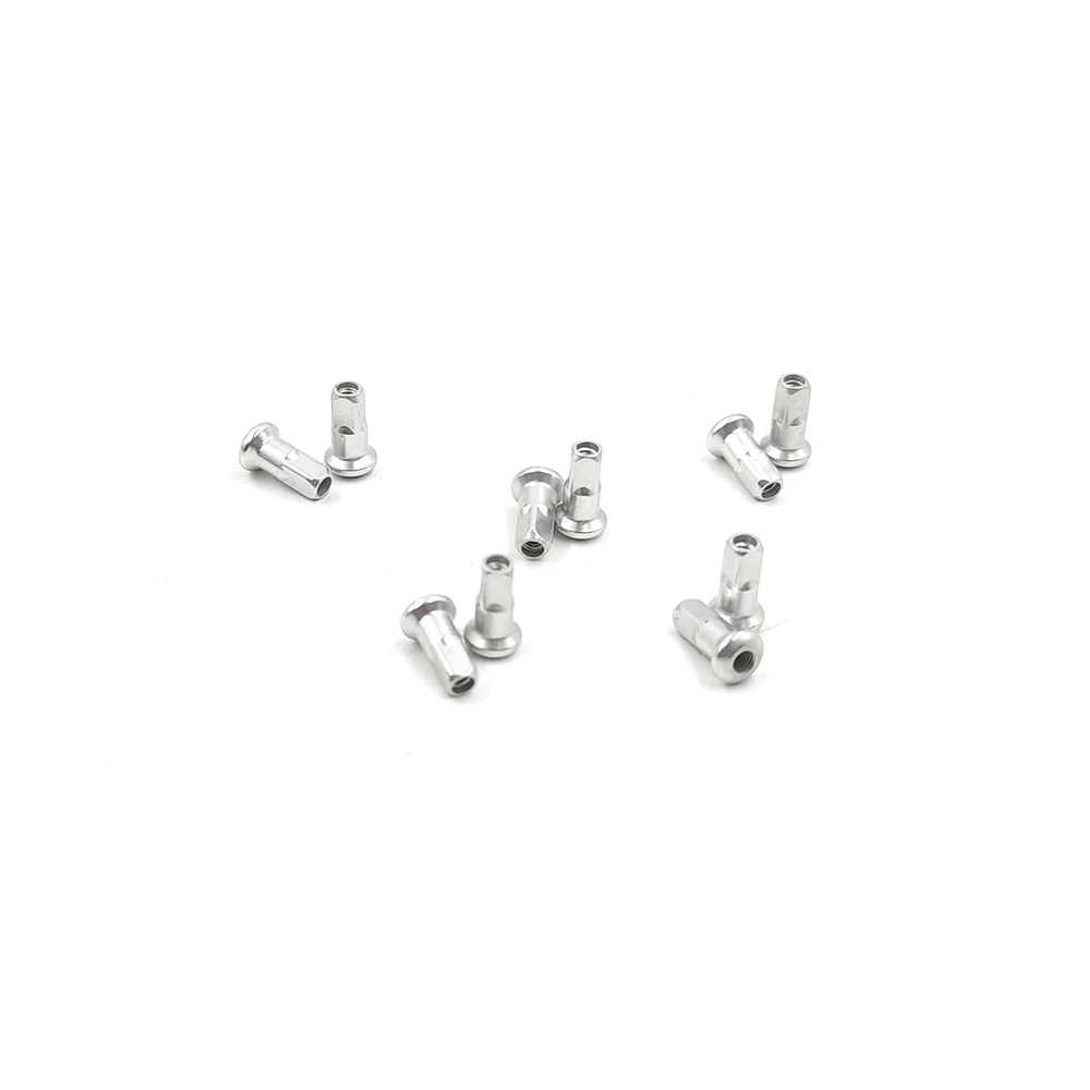 4R Internal Spoke Nipples 14G Gauge FG 2.3 Thread 10.5mm MTB Road Bike Round Head Brass Aluminum Alloy
