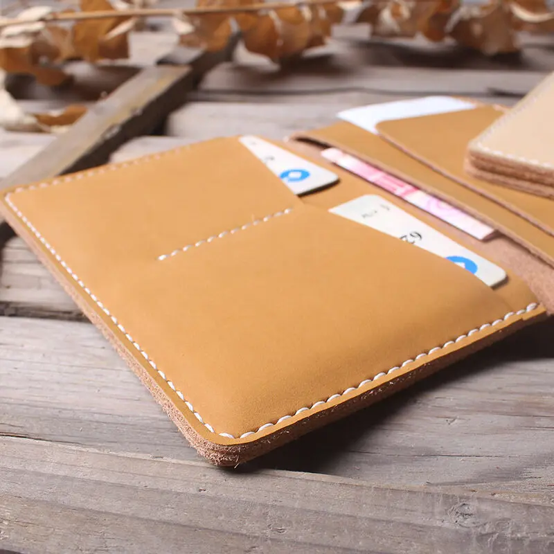 Retro Passport Covers Storage Leather Travel Portable Wallet Integrated Certificate Pouches Soft Cowhide Air Ticket Card Cases