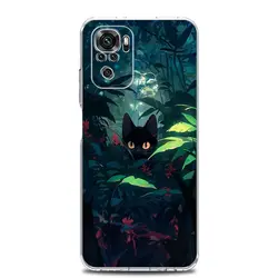 Artistic Black Cat Starry Night Phone Case Cover - Note 14 ProPlus (B9)