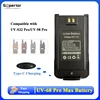 UV-68 Pro Max V2 Battery Original For UV-S22 Pro V2 UV-98 Pro Baofeng Walkie Talkie Type-C Charging Radio Rechargeable Batteries 1