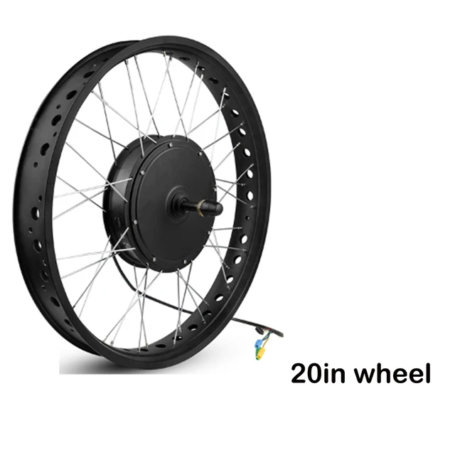 72v 3000w Electric Bike Motor DC Brushless Fatbike Hub Motor Wheel 20