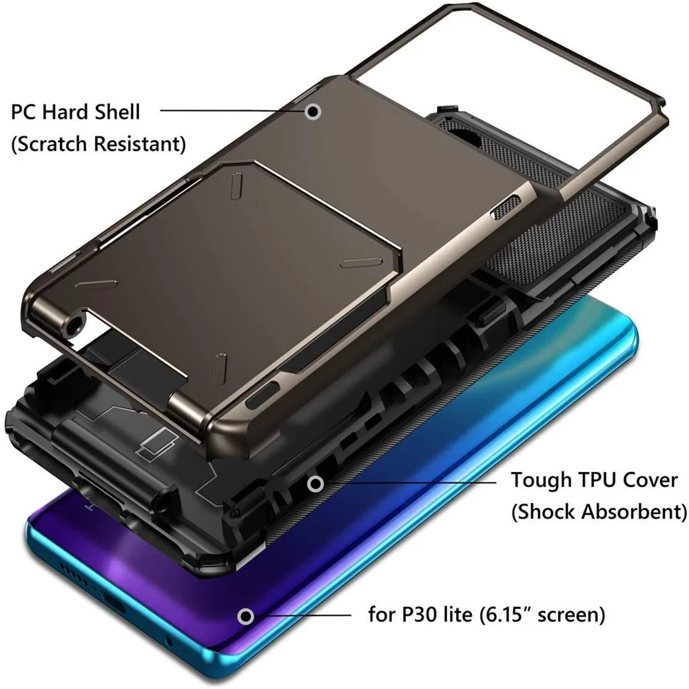 Premium Credit Card Holder Wallet Case with ID Slots