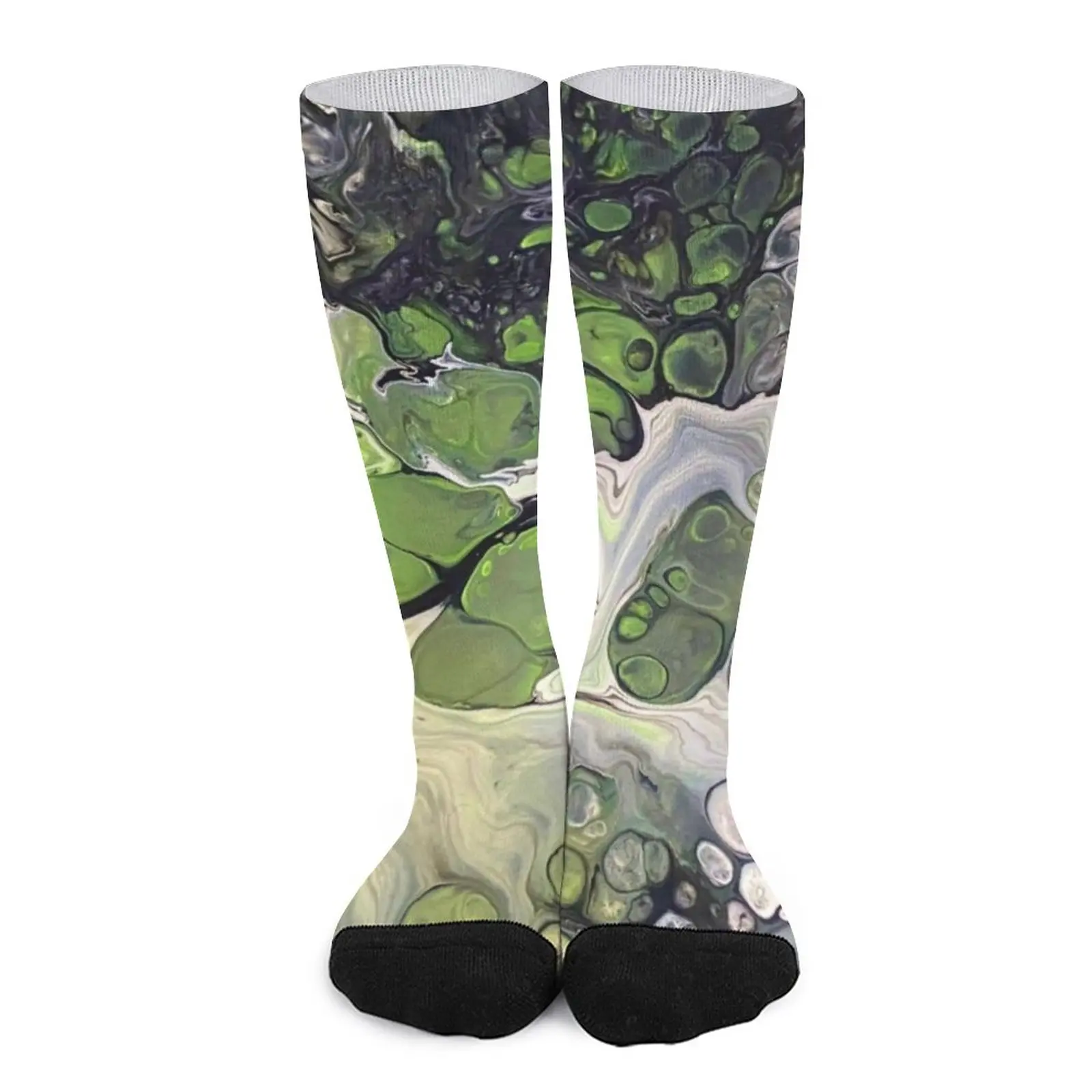 Green Cells - Tom Avilla Socks Socks men cotton Men's soccer sock MEN FASHION funny sock aspose cells