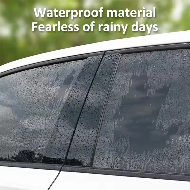 메르세데스 벤츠 A 클래스 W177 V177 Z177 2019-2023 윈도우 센터 필름 트림 커버 B C 포스트 스티커 컬럼 자동차 액세서리