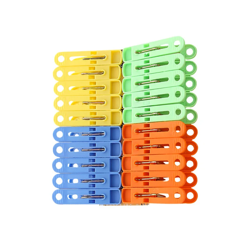 Windproof Clips Clothes Pegs 20pcs / Pack Plastic Household Wind Proof Clothes Socks Underwear Drying Rack Holder Clip Laundry Hanging Pins