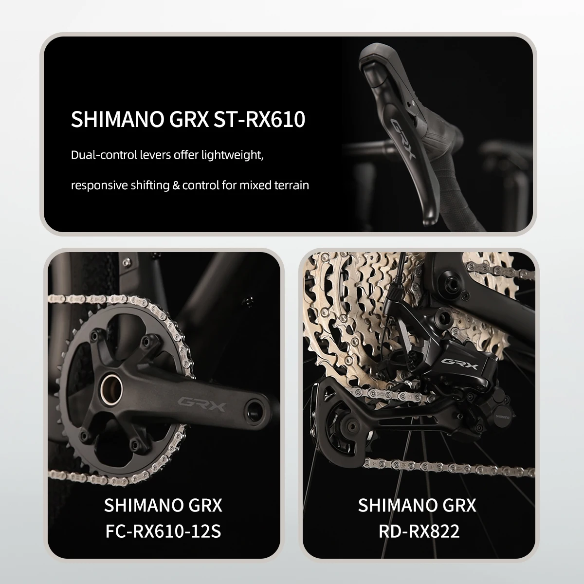 SAVA Gelaro S6 S4 R21 Carbon Gravel Bike Shimano GRX 12 20 Speed All-Road Adventure - Image 5