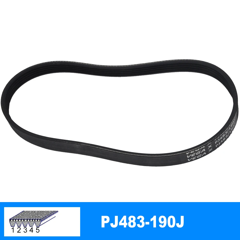 Othmro Cinghia Trapezoidale 13x8 Mm, Circonferenza 2565 Mm, Gomma, Per Seghe E Torni, Nero