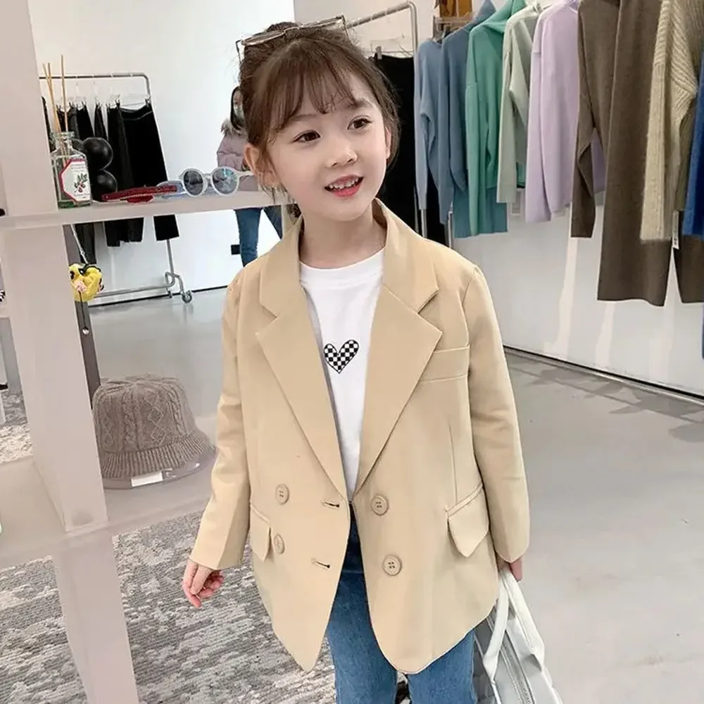 3-12 Years Girls Suit Jacket for Spring Korean Style boys suit set