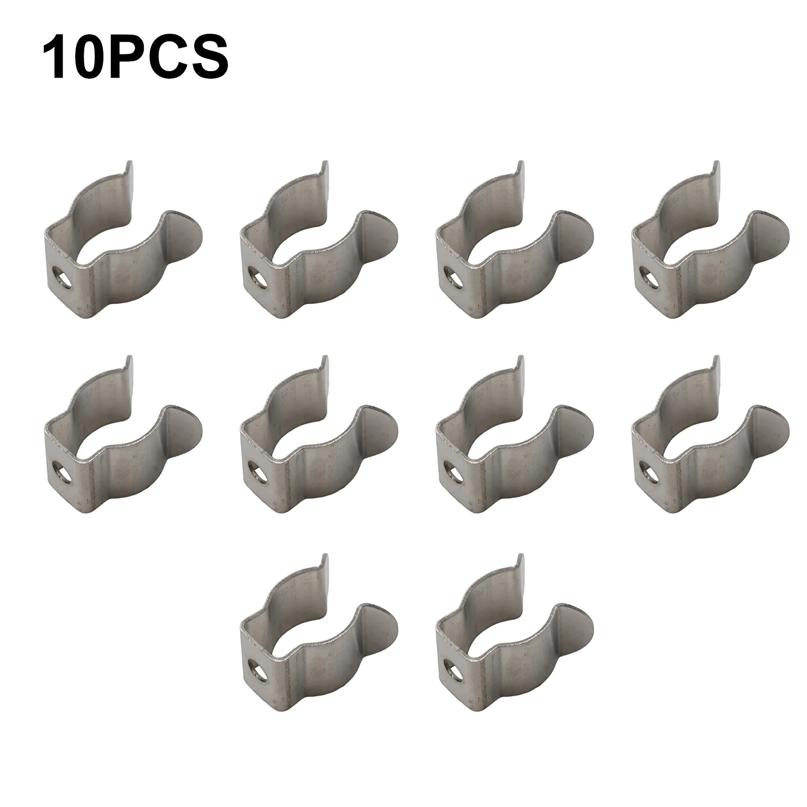 10pcs Spring Terry Clips Stainless Steel Narrow Base Tools 6mm-28mm Heavy Duty Tools Storage Hangers For Garages Sheds Hardwares