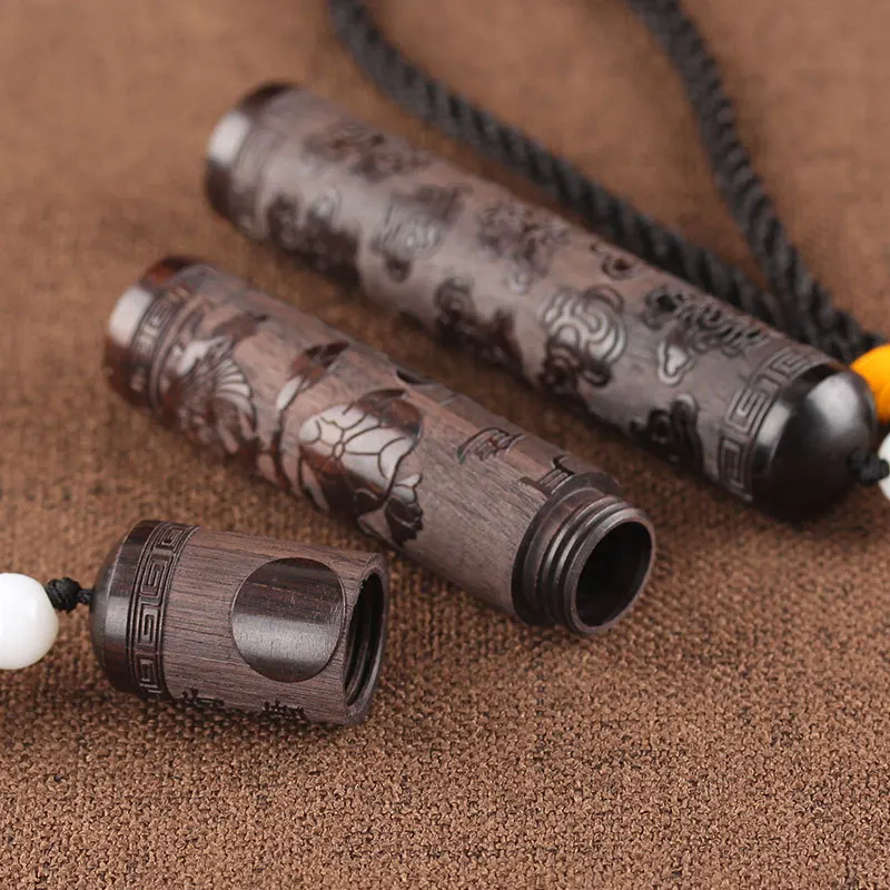 Description Picture 3 of itemNew Creative Toothpick Holder Upscale Solid Wood Toothpick Box Kitchen Tools Portable Tooth Pick Holder