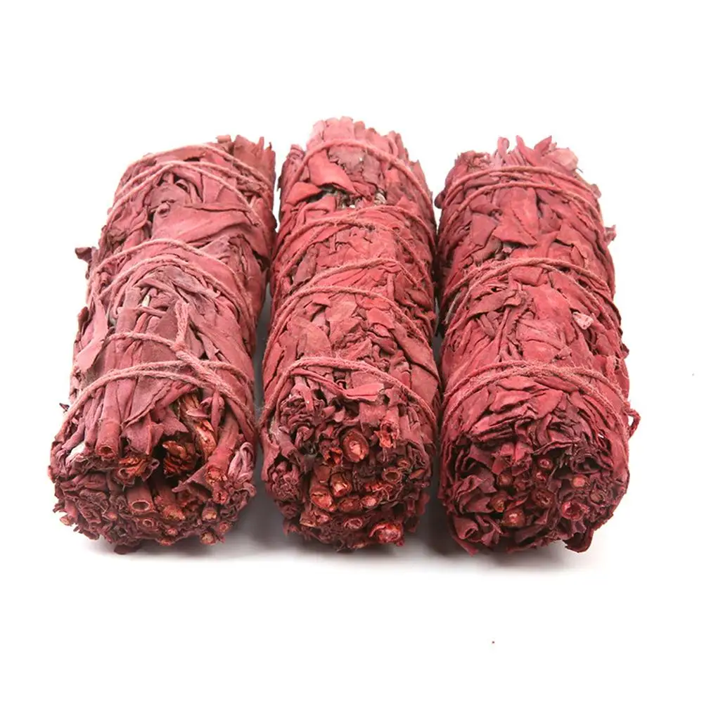 Description Picture 4 of itemNatural White Sage Grass Bundle Smudge Sticks Pure Smoky Purification Leaf Grass Incense Cleansing Office Indoor Home V3Q8