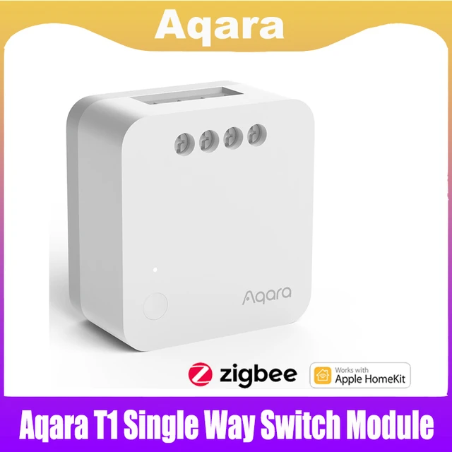 Aqara Single Switch Module T1 Neutral  Neutral Smart Switch Homekit - New  Control - Aliexpress