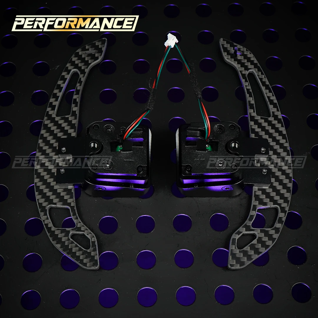 TDD Magnetic Carbon Fiber Paddle Shifter For Audi A1 A3 A5 A8 Q3 Q4 Q5 Q7 Q8 S1 S3 S5 SQ5 SQ8 RS3 RS5 RSQ5 Shift Paddle