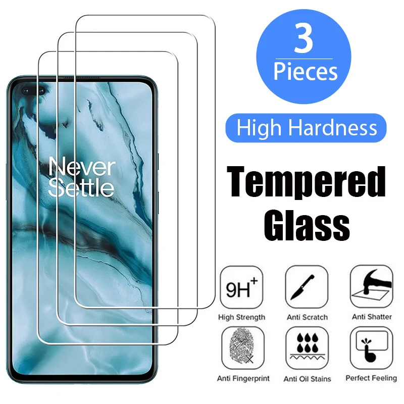 

3Pcs Tempered Glass For OnePlus 9 RT 9R 7T 8T ACE Pro 2V 10T 10R Screen Protector For One Plus Nord 2 2T N200 N10 CE 2 Lite Film