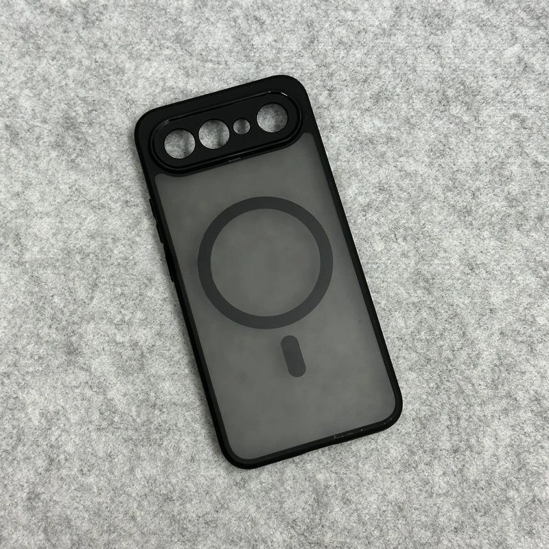 MagSafe Magnetic Matte Transparent Shockproof Phone Case with Acrylic Hard Bumper - Vivo X300 FE 5G