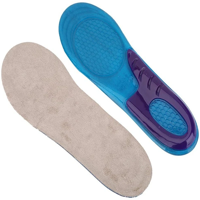 Gel Insole Silicone Orthopedic Man Women Anti-Shock Shoe Inserts Arch Support Flat Foot Cushion Insoles for Feet_voghion.com