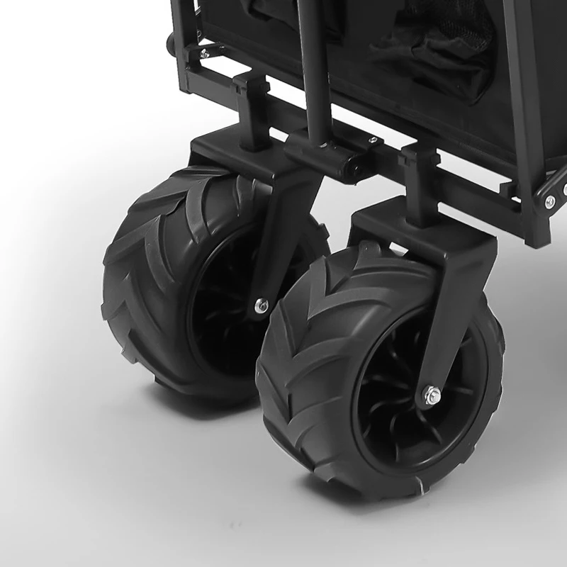 Portable Outdoor Camping Trolley Large Capacity Light Folding Multifunction Cart Camp Trailer Camping Gear Outdoor Foldable