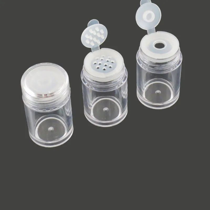 Powder Containers With Twist Top Sifter Caps Various Sizes 