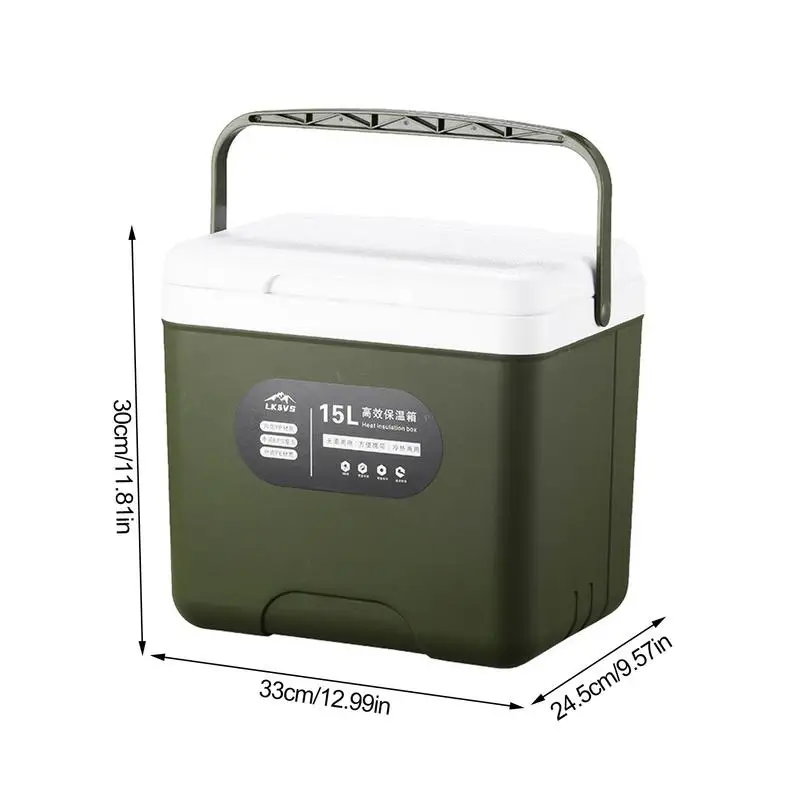 15-liter Incubator Refrigerator Portable Insulation Box Long-term Preservation Personal Ice Box With High-capacity For Travel Mini Refrigerator Camping Refrigerator