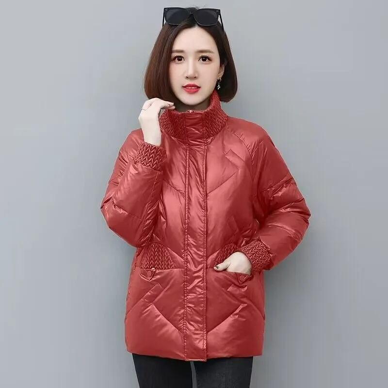2023 New Women Down Jacket Winter Coat Female Short Parkas Loose Thick Warm Outwear Leisure Time Given To Philandering Overcoat