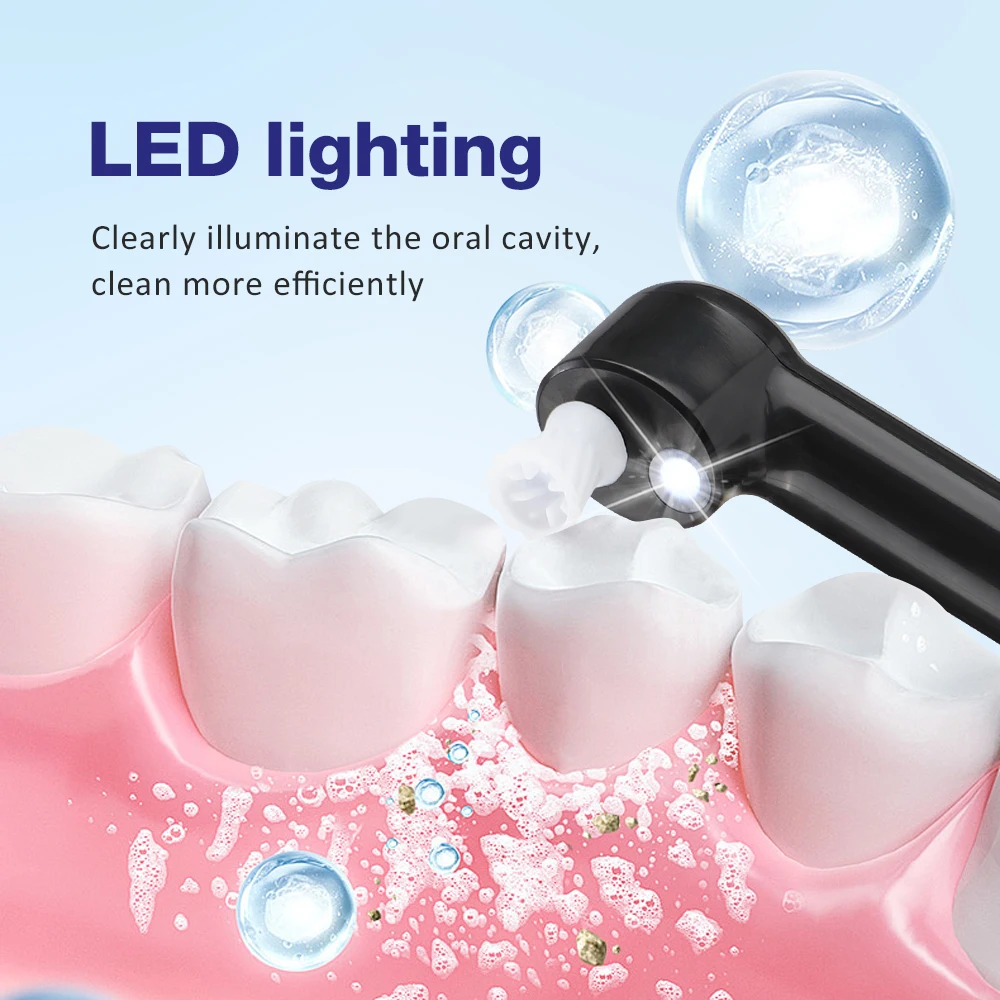 Teeth Polisher Dental Calculus Remover Teeth Whitening Kit Rotatable Electric Tooth Polisher Teeth Whitening Strips Set Plaque Tartar Remover Dental Stone Cleaner Teeth Cleaning Polishing