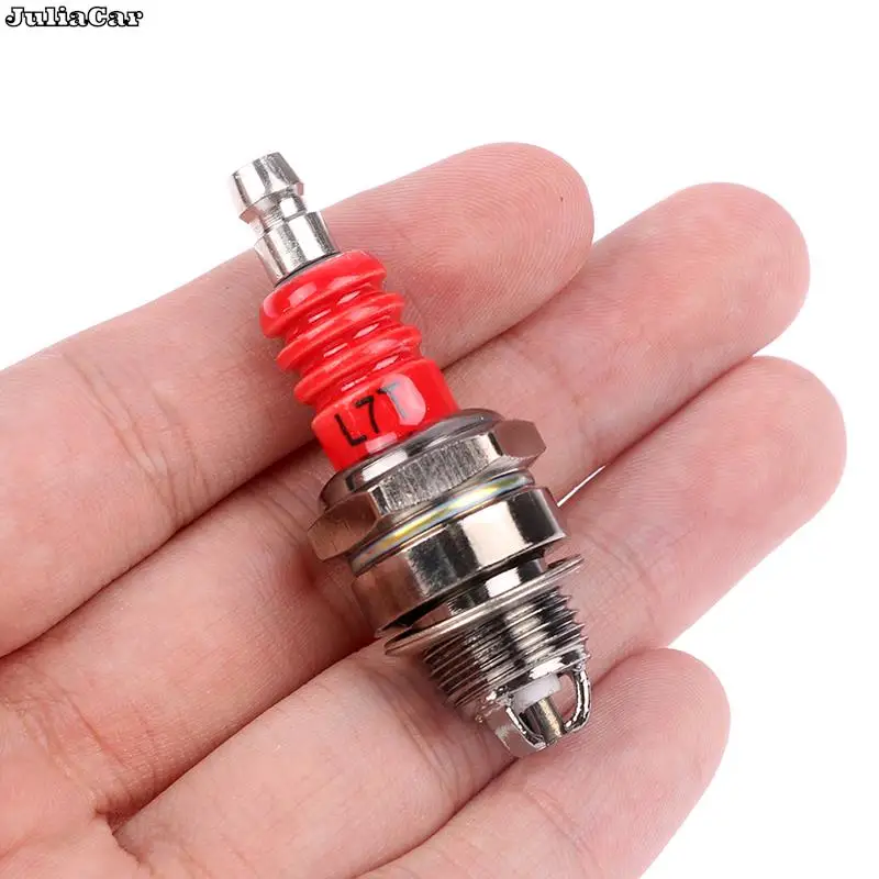 Spark Plug Three-sided Pole Spark Plug L7TJC for Gasoline Chainsaw and Brush Cutter Garden Machinery Lawn Mower Accessories