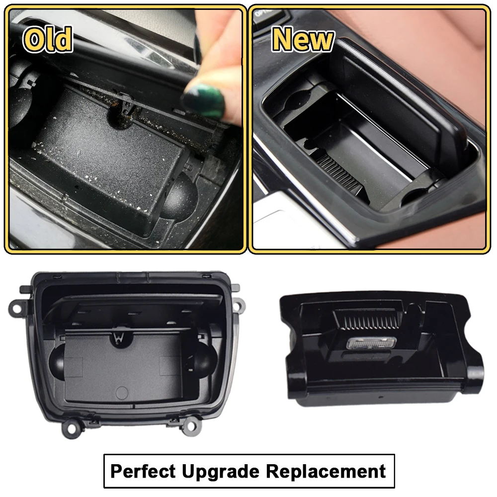 Car Ashtray Center Console Ashtray Box Assembly Ashtry Case Cover For BMW 5 Series F10 F11 F18 520i 523i 525i 528i 530i 535i 51169206347