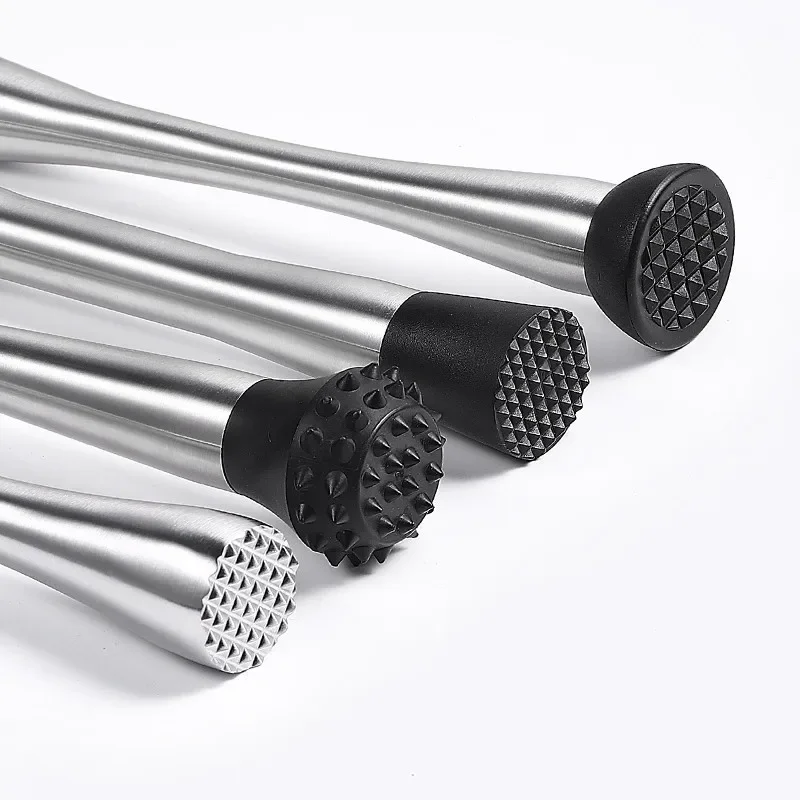 Stainless Steel Wine Mixing Stick Cocktail Shaker Ice Crusher Hammer Barware Tool Bar Utensil Wine Drink Muddler Bar Accessories bar tools