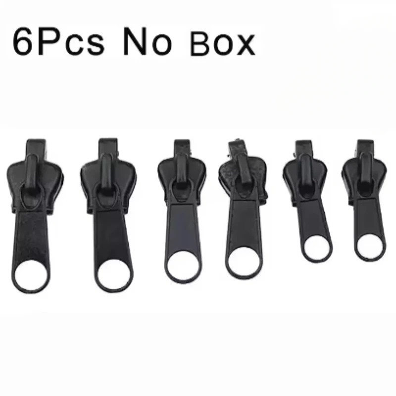 Universal Zipper Head 3 Sizes Can Be Replaced at Any Time Zipper Repair Kit DIY Sewing Accessories 6/12PCS Zipper Repair Kit Zipper Heads Zipper Accessories