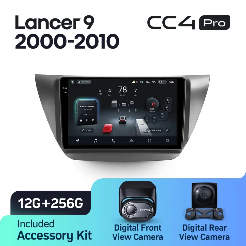 TEYES CC4 PRO For Mitsubishi Lancer 9 CS 2000 - 2010 CarPlay Android Auto Autoradio Car play Radio Multimedia Stereo - Image 8