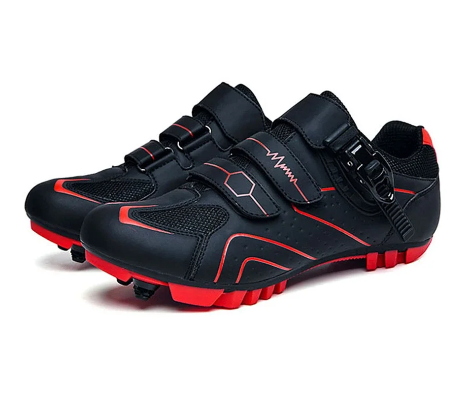 Cycling Sneaker Mtb Pedal Bicycle Shoes Flat Mountain Cycling Shoes Cleat Rb Speed Footwear Man Women New Selflocking
