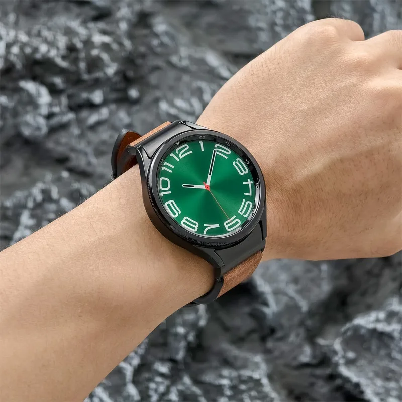 Premium Leather Watch Strap - Elegant No-Gap Design