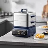 SUPOR 220V Removable Base Electric Steamer Household 16L Three-layer Stainless Steel 2100W Multifunctional Steam Box 2