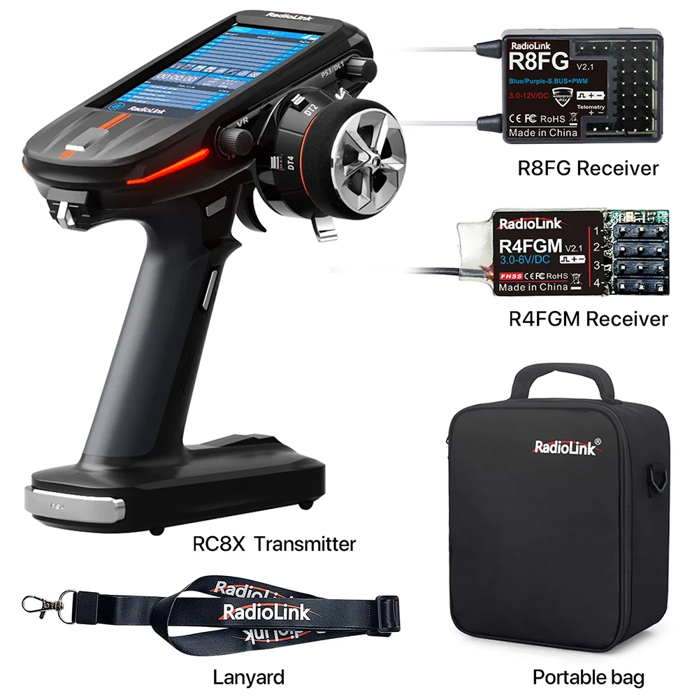 Radiocommande 2.4GHz 4CH Modèle 1 Blanche, Prix Imbattable 230.99€, vue des manettes