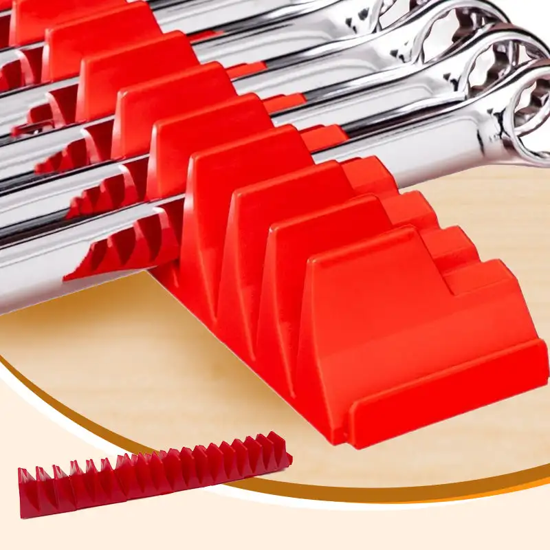 Wrench Organizer Rack Set Wrench Rack Holder 23PCS Capacity Multifunctional Compact ABS Magnetic Modular Organizer