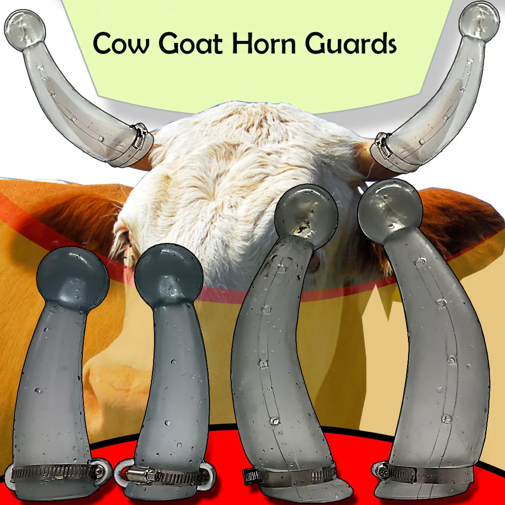 Protective Cover Protector Silicone Cow Horn Guard Covers Horns