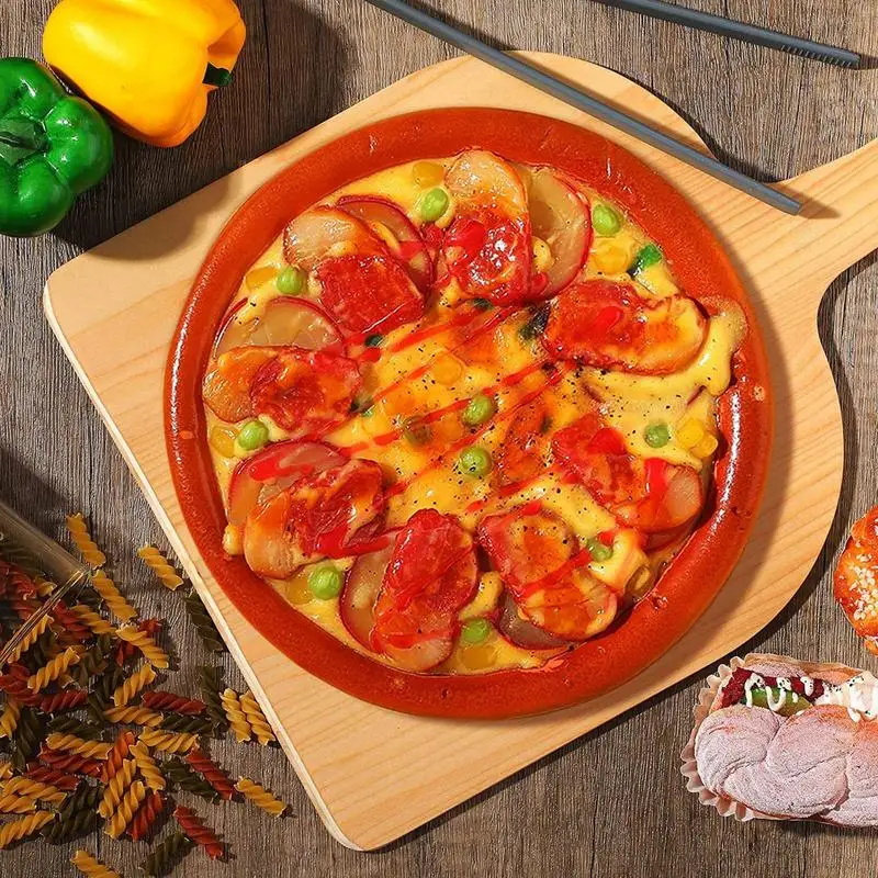 Wooden Pizza Peel Shovel with Wooden Handle Cheese Cutter Peels Lifter Tool Pizza Shovel Cake Baking Tools pizza pan