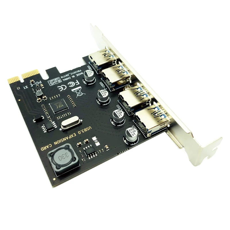 Description Picture 6 of item4 Port USB 3.0 PCI-E Expansion Card PCI Express PCIe USB 3.0 HUB Adapter 4-Port USB3.0 Controller USB 3 0 PCI e PCIe Express 1X
