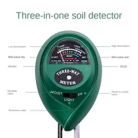 3 in 1 Soil PH Meter Sunlight Moisture PH Tester Flower Meter Garden Soil Humidity Sensor Plants Acidity Hygrometer 1