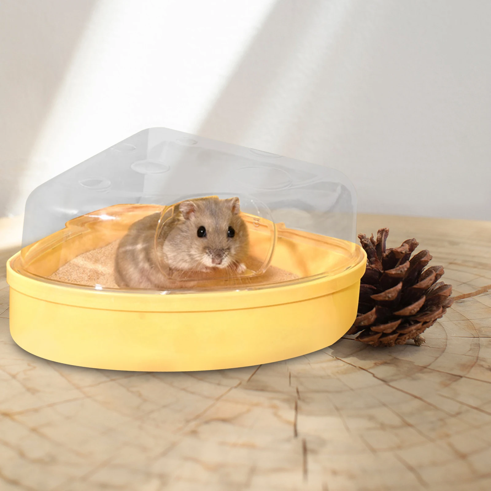 Title 5, Hamster Sand Bath Container Chinchilla Pet Bath...