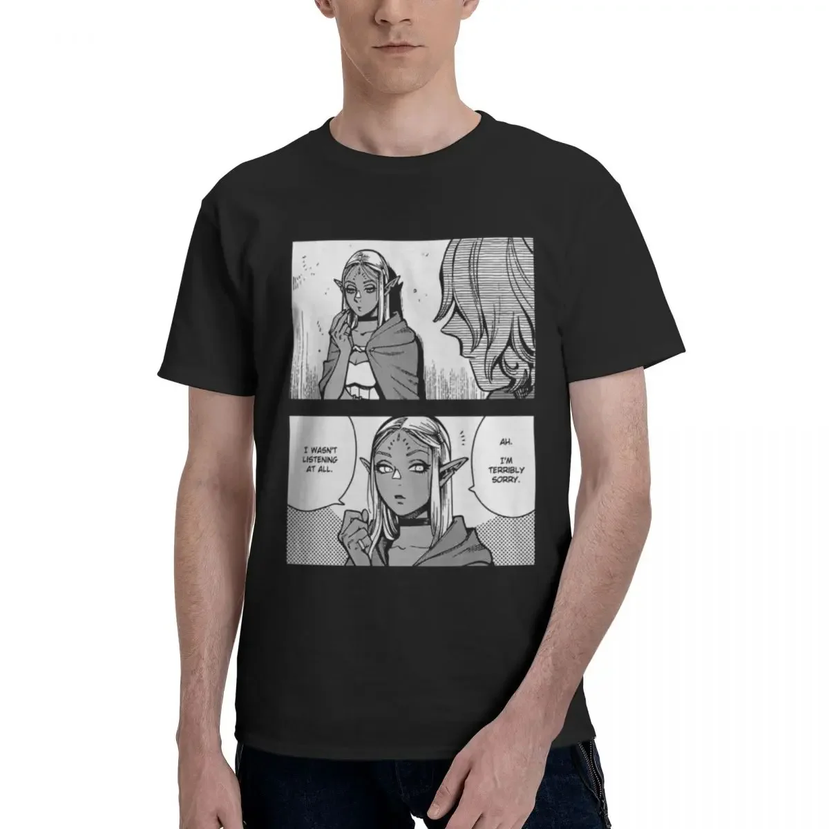 

Delicious In Dungeon Japanese Anime Dungeon Meshi Graphic T Shirt Quality Unique Men Women Man Tee T-Shirts Short Sleeve Tops