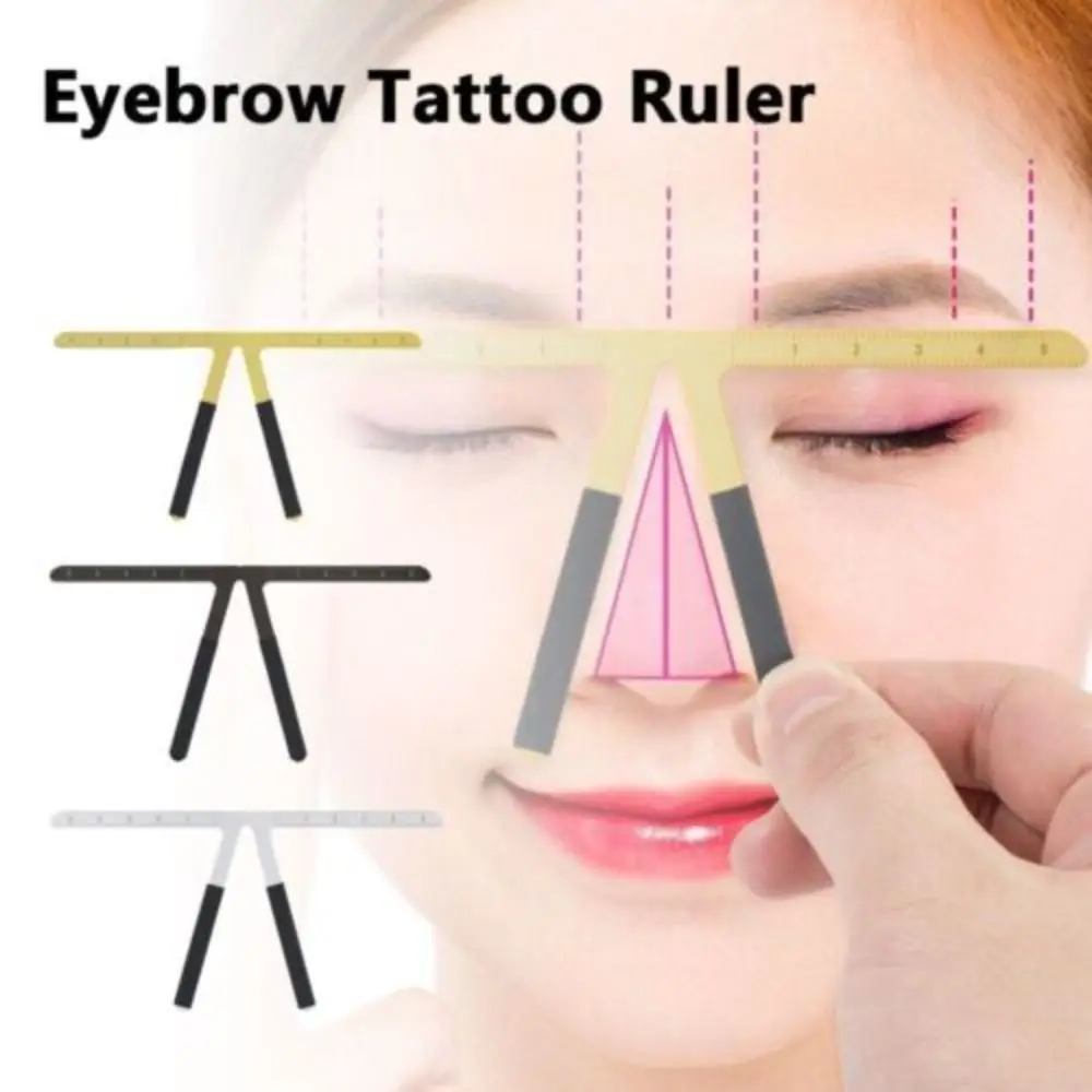 Balance Eyebrow Tattoo Ruler Professional Reusable Eyebrow Shaping Tool Makeup Tools Practical Ruler, makeup tools,eyebrow stencil tool